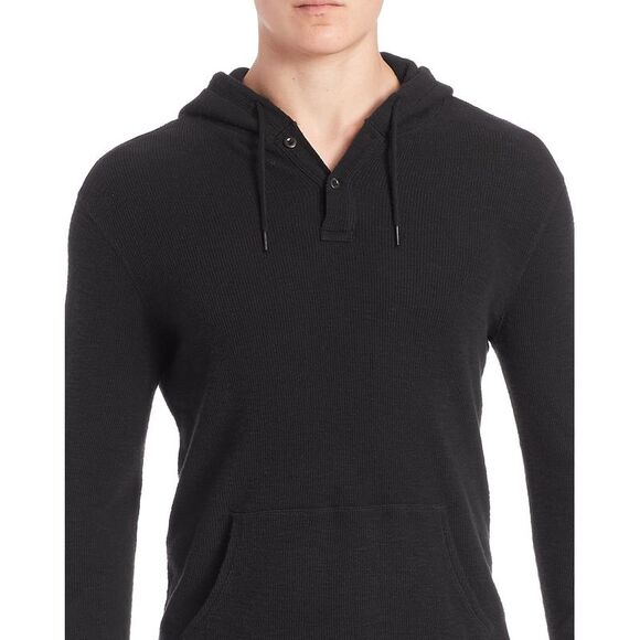 Polo Ralph Lauren Mens Big & Tall Jacquard Hooded Sweatshirt 2XB Black NWT $165 - Picture 2 of 3